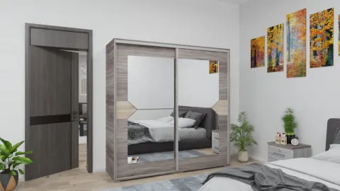 Nt5 Tolóajtós Gardrób
